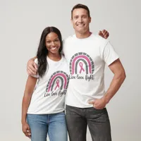 Live Love Fight - Breast Cancer Awareness T-Shirt