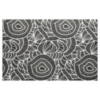 Minimal Black & White Trendy Pattern Fabric