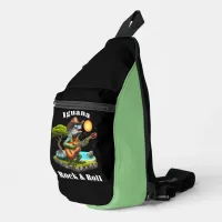 Iguana Serenading Swamp Dweller Rock Sling Bag