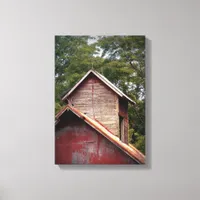 Barn Cupola With Faded Paint Canvas Print