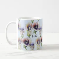 Watercolour Calla Lilies in Gradient Colors Coffee Mug