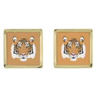 Tiger Face Cool Big Cat Cufflinks