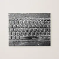 Dirty Computer Keyboard Photo Jigsaw Puzzle