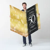 Giant 50th Golden Wedding Anniversary Card