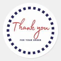 Subtle Gratitude Circle Thank You Labels