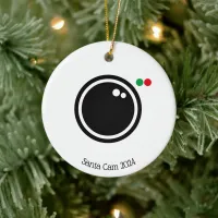 Christmas Cam 2020 Model Year Nice List Photo Ceramic Ornament