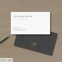 Simple Professional Mediation Business Card