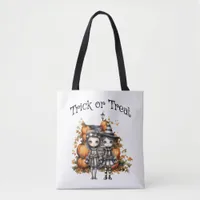 Trick or Treat Halloween Cuties Tote bag