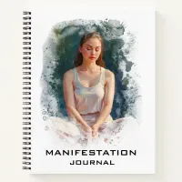 *~* Manifestation AP85 Manifesting Meditating Girl Notebook