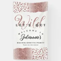 Let's Get Wild Animal Print Bachelorette Welcome Banner