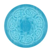 Celtic Knotwork Fish in Blue Cutting Board