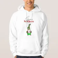 Gnome is Where the Coffee is | Cute Christmas Hoodie