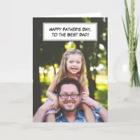 Happy Father's Day, Dad and Kids Photo Card