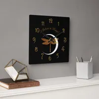 I Believe in Magic! Square Wall Clock