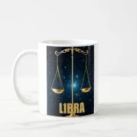 Libra astrology sign coffee mug