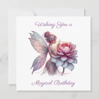 Wishing You a Magical Birthday | Coloring Page Card