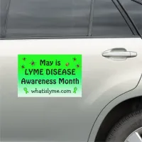 May is Lyme Disease Awareness Month Car Magnet