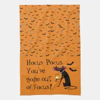 Hocus Pocus Out of Focus Halloween Kitchen Towel