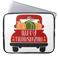 Thanksgiving Truck Laptop Sleeve