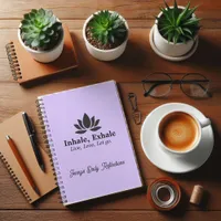 Tranquil Lotus: Inhale, Exhale Inspiration Custom Planner