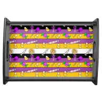 Halloween Treats, Purple, Lime Green and Orange  S Serving Tray