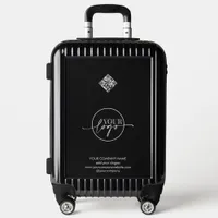 Logo Black Business QR CODE Corporate Marketing Luggage