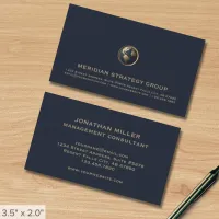 Elegant Consulting Logo Contact Card