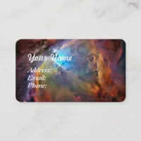 Orion Nebula Space Galaxy Round Corners Business Card