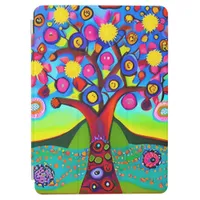 Colorful Folk Art Style Tree   iPad Air Cover