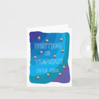 Thinking of you card good luck bereavement sorry 