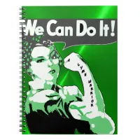 We Can Do It, Bandanna Lady Lyme Disease Notebook