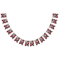 Timeless Rose Floral Charm Bunting Flags