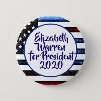 Elizabeth Warren for President 2020 Button