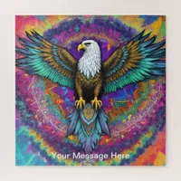 Unique psychedelic & fun personalized jigsaw puzzle