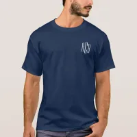 Simple Three Letter Monogram T-Shirt