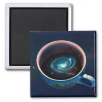 Cosmic Coffee Cup Magnet