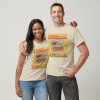 Childhood Charcuterie Funny Lunch Toon T-Shirt