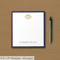 Professional Custom Logo  Notepad