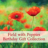 Field with Poppies Birthday Gift Collection