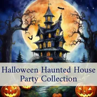 Halloween Haunted House with Pumpkins Party Collection