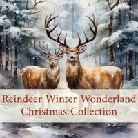 Reindeer Winter Wonderland Christmas Collection