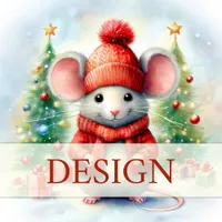 Cute Christmas Mouse