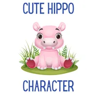 Cute Baby Hippo