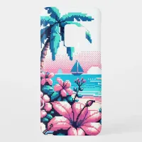 Pixel Art Ocean Pink and Blue Tropical Art Case-Mate Samsung Galaxy S9 Case