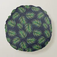 Ferns Round Pillow