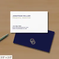 Simple Modern Mediator Business Card