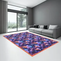 Colorful Under the Sea Jellyfish | Rug