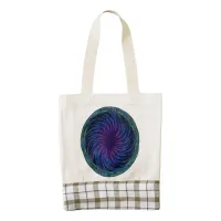 Ethereal Swirl Zazzle HEART Tote Bag