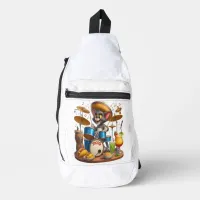 Taco Tunes: Cat Drummer Sling Bag