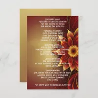 Eternal Bloom: A Timeless Celebration of Love Enclosure Card